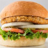 Veggie Burger · 430 calories. Vegetarian.