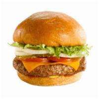 Buffalo Burger · Antibiotic free, hormone free, free range, pasture raised and 100% all natural.