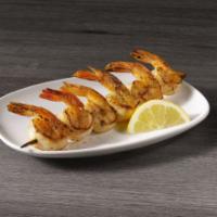 Grilled Shrimp Skewer · One fire-grilled shrimp skewer is the perfect addition to any meal.