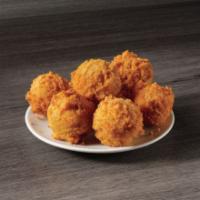 6 Hush Puppies · Our famous golden brown hush puppies are made from a batter that’s freshly prepared and hand...
