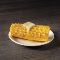 Corn on the Cob · Simply sweet corn on the cob steamed and served hot.