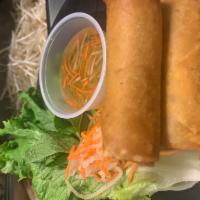 2A. PORK & VEGETABLES EGG ROLLS - CHẢ GIÒ MẶN · taro, carrots, clear noodle & fish sauce