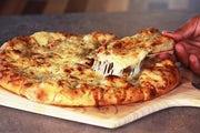 Ooey Gooey Garlic Cheese Bread · Loads of cheesy goodness on our PieRise Thick Crust. With mozzarella, Parmesan cheeses and g...