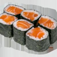 Salmon Maki · Rolled sushi.