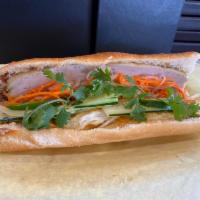 11.  Banh Mi Kep · Cha or trung or pate. Pork roll or egg or pate.