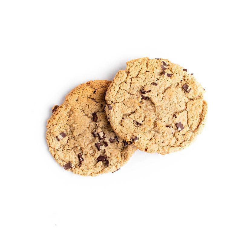Gluten-Free Chocolate Chip · Our Chocolate Chunk Cookie features a generous amount of the highest quality chocolate chunks. We made sure it’s gluten free, vegan, soy free, kosher pareve, and no junk added. Just pure, melt-in-the-mouth chocolate mixed in unison with clean ingredient, creamy Cookie Dough