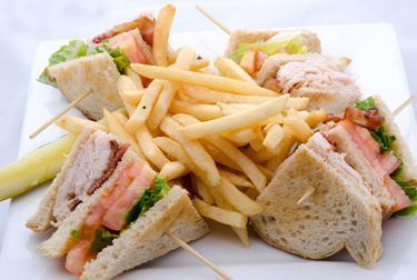 Turkey Club · Turkey, applewood smoked bacon, lettuce, tomato, and mayo on your choice of bread.