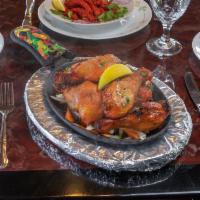 Tandoor Chicken · Chicken with bone marinated & cooked in clay oven.