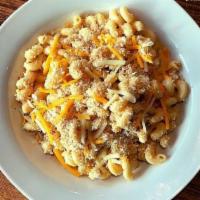 Mac & Jack · Cavatappi pasta tossed with fat tire beer cheese and topped with freshly made bread crumbs. ...