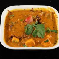 Kadai Paneer · Paneer (cottage cheese) cooked with bell peppers, tomatoes and onion gravy.