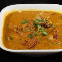 Kadai Goat · Meat cooked in a tomato and onion gravy base. This dish only requires 1 kadai (utensil) to g...