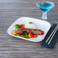 Teriyaki Entrée - OTG · A complete meal from our most popular Entrée item. Your choice of Chicken, Beef served with ...