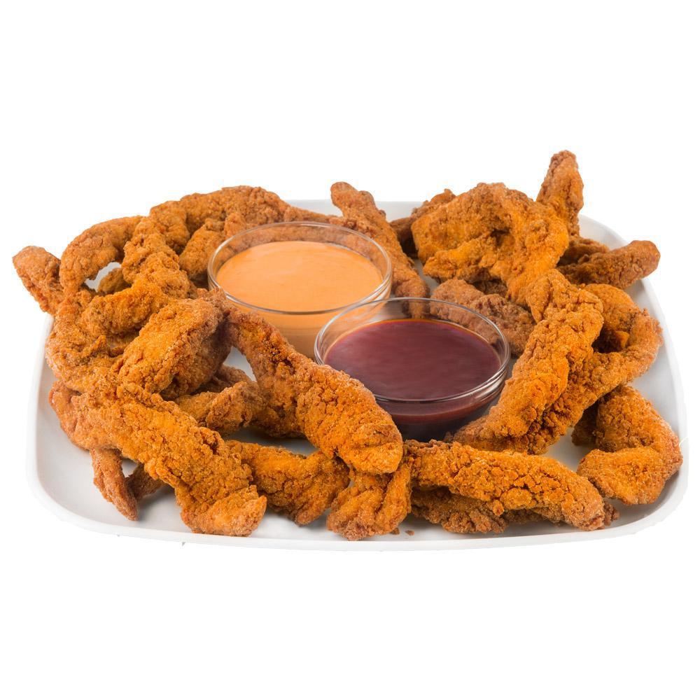 50 Tenders Platter · 50 Classic Chicken Tenders served with your choice of four 6 oz. dipping sauces.