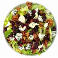 Chicken Gorgonzola salad · Romaine Lettuce, Dried Cranberries, Honey Roasted Walnuts, Bacon, Crumbled Gorgonzola Cheese...