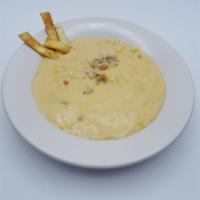 Kickin’ Crab Chowder Soup · A thick, rich soup chowder