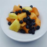 Mixed Fruit Cup · Mix of blueberries, cantelope and honeydew.