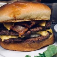 The Extreme Angus Burger · Two 