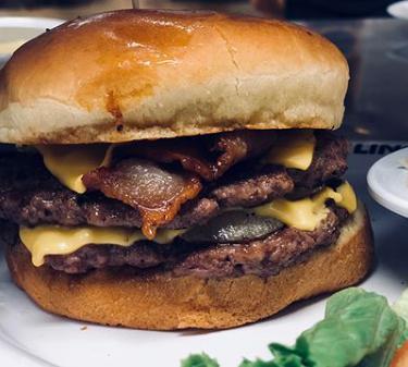 The Extreme Angus Burger · Two 