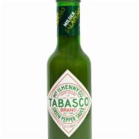 Bottle of Tabasco Green · 