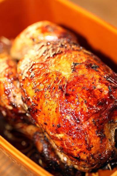 Whole Rotisserie Chicken · 3 lbs. D’Artagnan chicken is air chilled, guaranteed all natural, no hormone, no GMO, nor steroids added.  It is seasoned with herbs of Provence and roasted in our authentic imported French rotisserie.