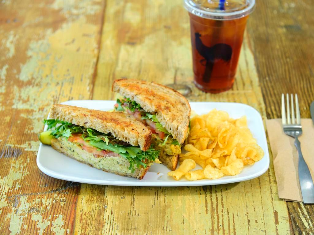 B.A.L.T. Sandwich · Table bread, bacon, lettuce, basil mayo, avocado, and tomato. Add roast turkey for an additional charge.