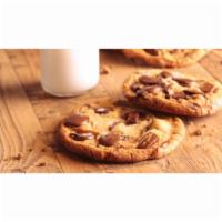 Chocolate Chunk Cookie · Flavorful chunks of chocolate with the added crunch of pretzel bits all in a brown butter, c...