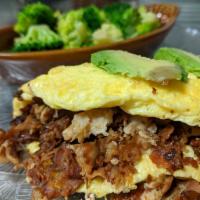 West Coast Omelette · Chicken, bacon, and avocado.