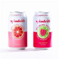 Spindrift Raspberry · America's first line of sparkling beverages made with real squeezed fruit