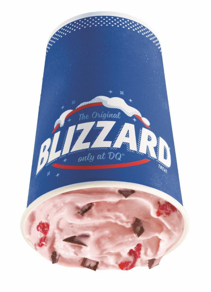 Choco Dipped Strawberry Blizzard® Treat · Strawberry and choco chunks blended with creamy DQ® vanilla soft serve blended to Blizzard® perfection. 