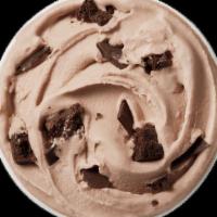 Choco Brownie Extreme Blizzard® Treat · Chewy brownie pieces, choco chunks and cocoa fudge blended with creamy vanilla soft serve.