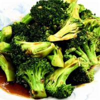 Vegan Broccoli with Oyster Sauce · Perfect vegetable side dish to pair with any meal Steamed broccoli lightly tossed in oyster ...