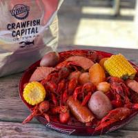 3 lbs. To Geaux Boil · We cook ‘em, you take ‘em. Have a Willie’s crawfish boil with the works on your patio – perf...