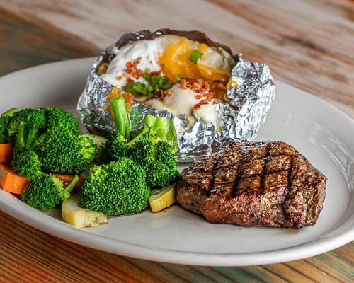 8 oz. Top Sirloin · 8 oz. top sirloin served with choice of two sides