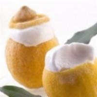 Lemon Ripieno · Refreshing lemon sorbetto served in the natural fruit shell