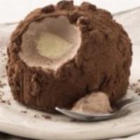 Chocolate Truffle · Zabaione cream center, surrounded by chocolate gelato and caramelized hazelnuts
 topped with...