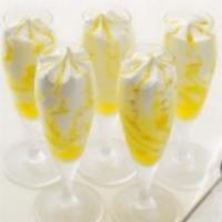Limoncello Flute · Refreshing lemon gelato swirled together with Limoncello
