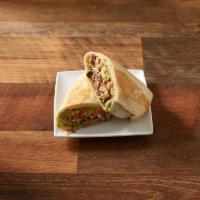 Classic Steak Burrito · Authentic steak burrito in a freshly made flour tortilla, grilled crispy. Served with fresh ...