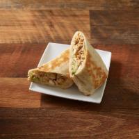 Classic Chicken Burrito · Authentic chicken burrito in a freshly made flour tortilla and grilled crispy. Served with f...