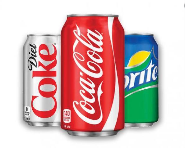 Soda Can · Pepsi, Coke, ginger Ale, sunkist, diet Pepsi, or diet Coke.
