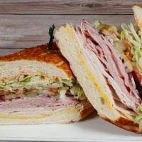 Custom Sandwich · Choose any two types of meat(#1-#9). Cajun mayo, Yellow mustard, lettuce, tomato, red onion,...