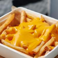 Classic Cheese Frys · Our famous take on an American classic. Liquid gold nacho cheese generously topped on a fres...