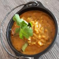 Gongura Pappu · Mixed lentils tempered with mustard, chili and spices optionally with “gongura”- a unique va...
