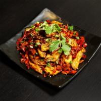 F4 - Stir-fried Pork Intestine with Chili Pepper · 干煸肥肠