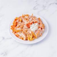Baked Ziti · Cooked in an oven.