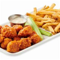 Boneless Wing Dinner · Served with choice of side.
