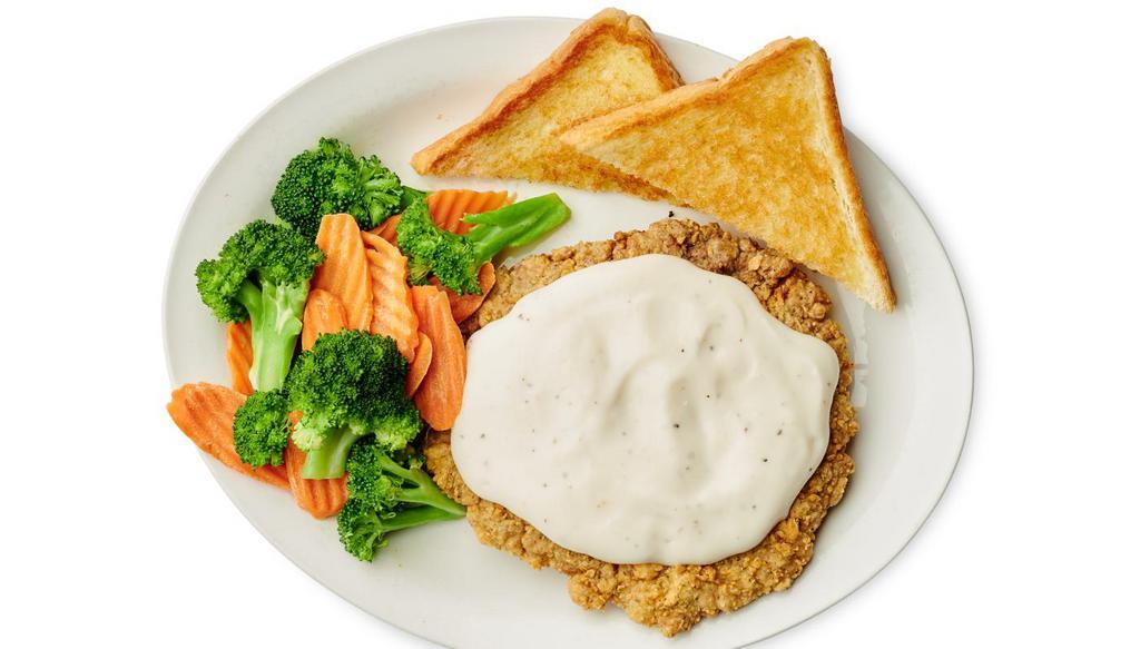 Wagyu Chicken Fried Steak · Served with choice of side.