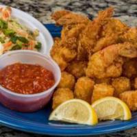 Golden Fried Shrimp · 10 sumptuous Gulf shrimp breaded and fried golden brown, locking in the sweet flavor. Served...