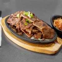 Pork Neck BBQ 돼지목살구이 · Meat that has been broiled or roasted. 