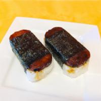 Spam Musubi · Popular Hawaiian Snack.
2 pieces per order.