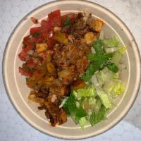 Al Pastor · Rice, Beans, Lettuce, Pico de gallo and Cheese